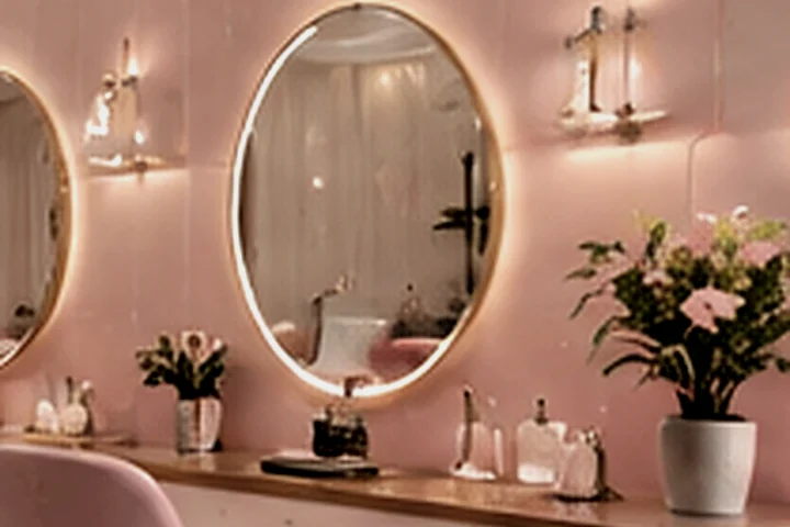 Illustrative salon interior